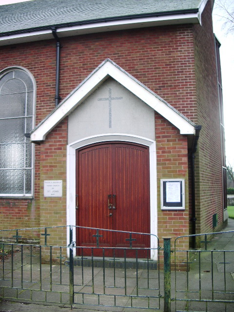 St John with St Mark Church, Sunny Avenue, Bury, Porch