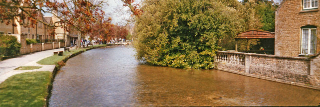 River Windrush at Bourton on the Water, Gloucestershire