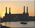 TQ2877 : Battersea Power Station at sunset by Stephen Craven