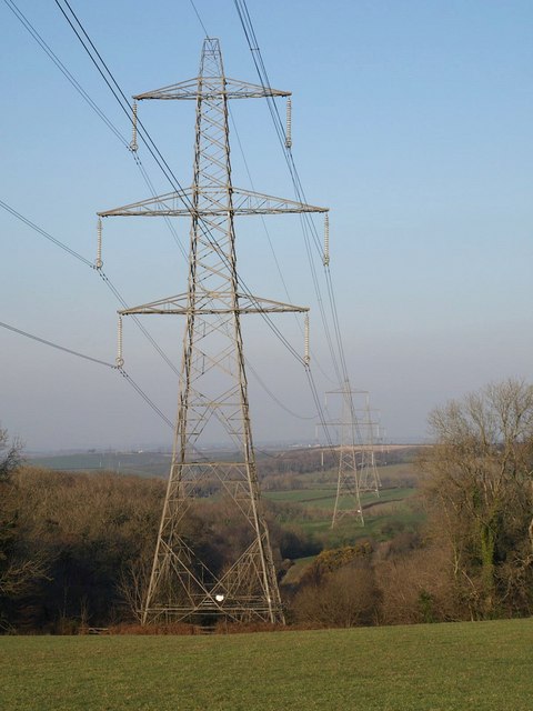 Pylon line, Thorne Wood
