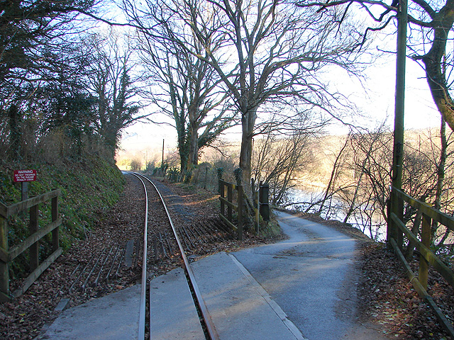 Vale of Rheidol Railway crossing