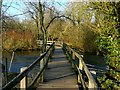 Wherwell - Footbridge Over the River Test