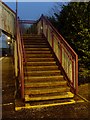 Stairs to other platform at Drumry Station