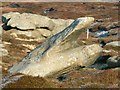 SK1397 : A rock feature below Barrow Stones by John Fielding