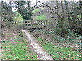 Footbridge near Bryn Faigas Farm, Buckley