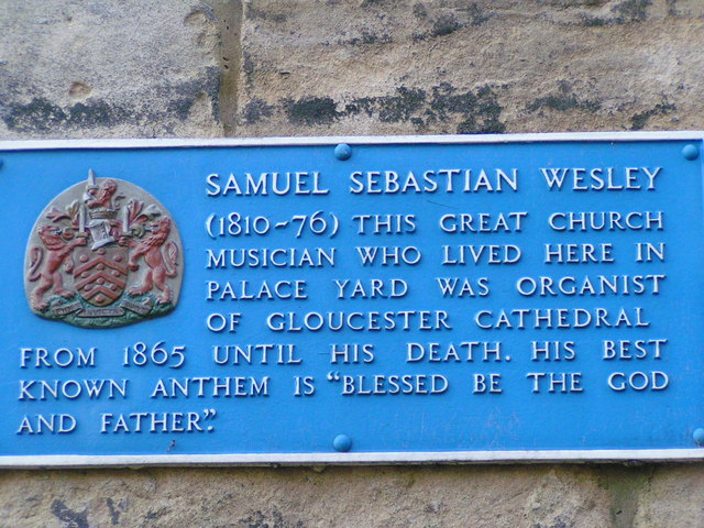 Plaque to Samuel Wesley