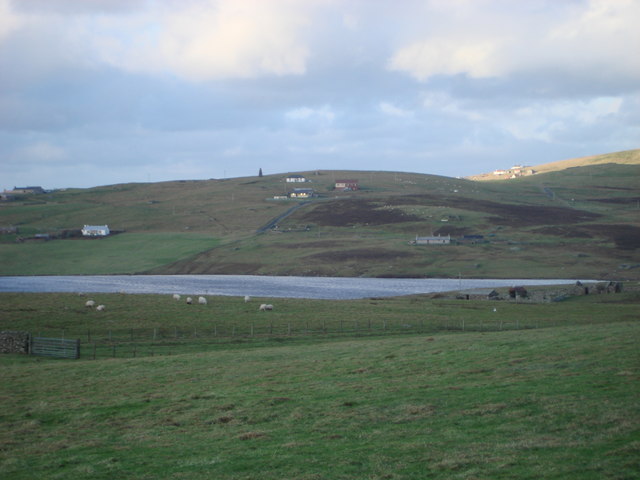 View towards Longfield across Brow Loch
