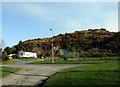 Bwlch Mawr tennis courts and Castell