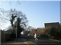 Looking along Pulens Lane towards The Heath