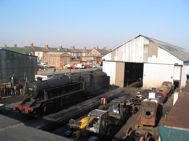 Steam loco service shed, Loughborough