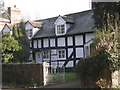 Half-timbered house at Cressage