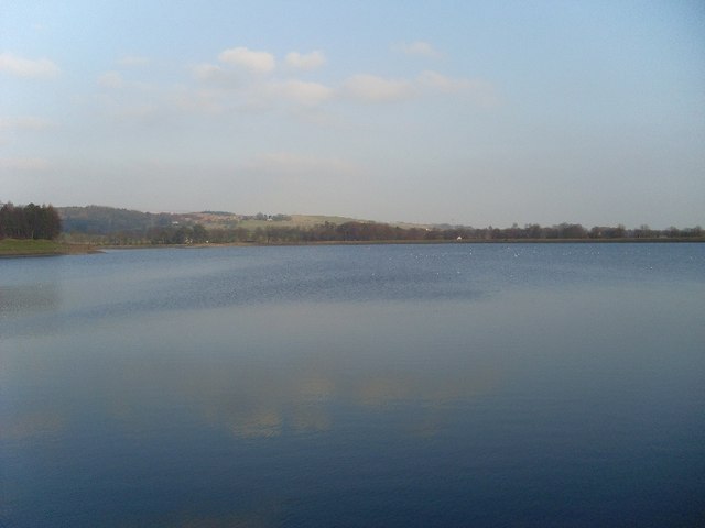 Looking across Craigmaddie Reservoir