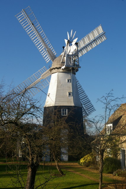 Close up of Impington Windmill