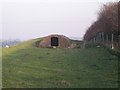 Sheep shed in field overlooking Grindleforge