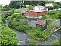 River Rhymney near to Rhymney Cemetery