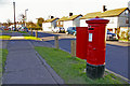 TQ3096 : George V Pillar Box, Lonsdale Drive, Enfield by Christine Matthews