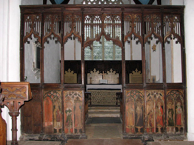 The church of St Peter & St Paul - rood screen