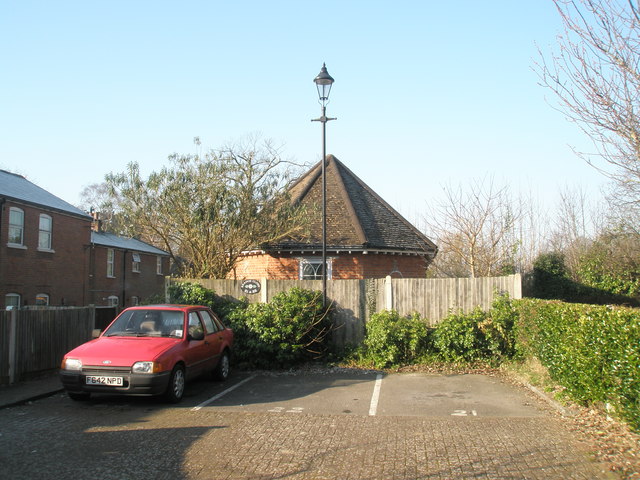 Hexagonal outbuilding at The Old Workhouse