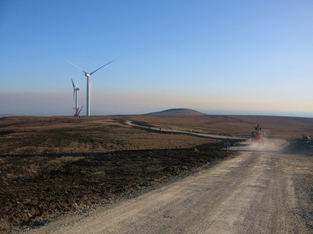 Scout Moor Wind Turbines and Knowl Hill