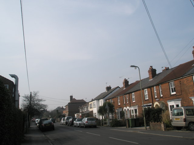 Looking up Rushes Road