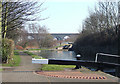 SJ9100 : Canal by Wolverhampton Lock No 15 by Roger  Kidd