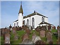 Crossmichael Church & graveyard