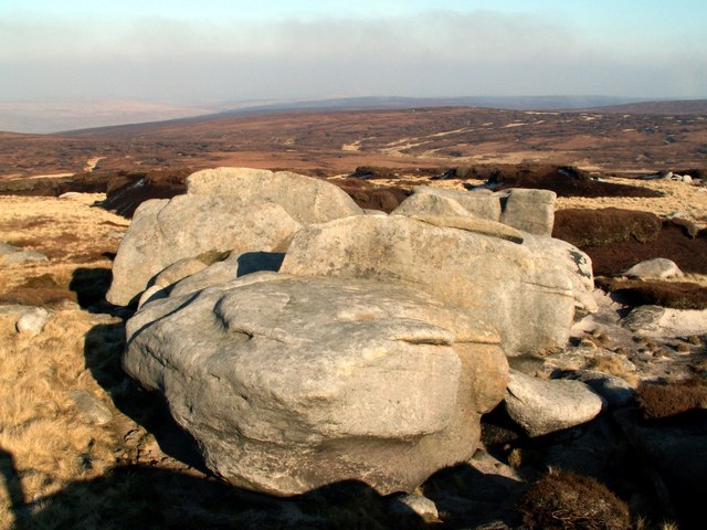 A rock feature at Near Bleaklow Stones