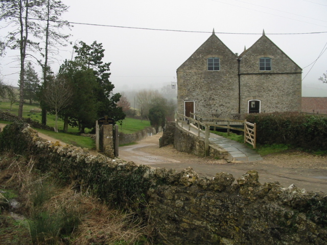 Priston Mill on a foggy February morning