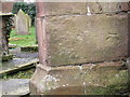 SJ4570 : Bench Mark on St. Peter's Church, Plemstall by BrianPritchard