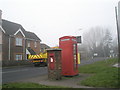 Phone box at the bottom of Bell Hill