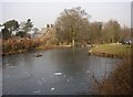 Millpond and Vicarage, Corn Mill Lane, Burley in Wharfedale