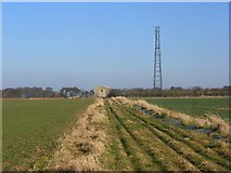 SU2076 : Mast on Whitefield Hill by Andrew Smith