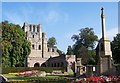 Kelso Abbey ruins and gardens