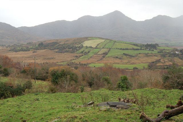 View from Keeas towards Shronnahiree More