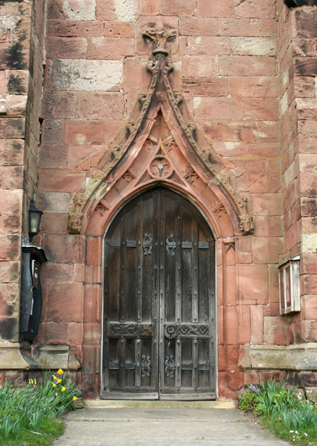 St Mary's Church, Acton: south doorway
