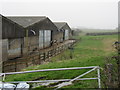 ST6761 : Cattle sheds at Priston New Farm by Nick Smith