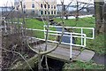 Footbridge over Lock By-pass at Elland Lock