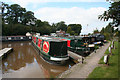 Boats moored at Nantwich Marina