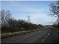 B6417 View Showing Pylon and Overhead Cables.