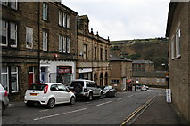 SE0523 : Looking down Tower Hill, Sowerby Bridge by Dr Neil Clifton
