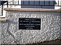 Plaque on Church Wall