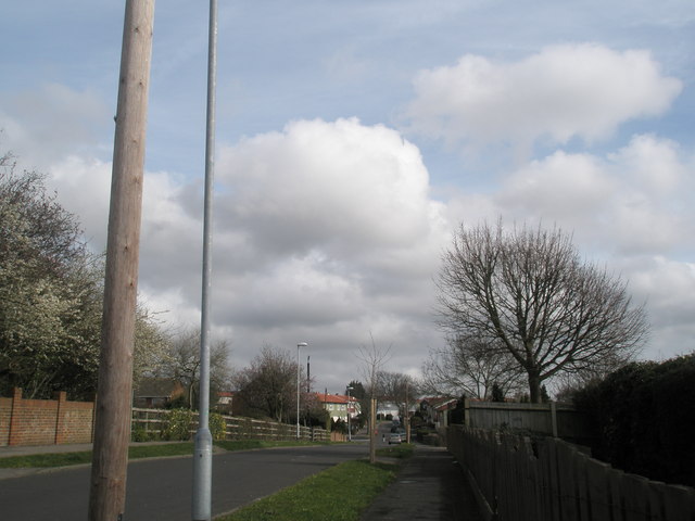 Looking along Leominster  Road