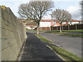 Looking from Cinderford Close up Mortimer Road