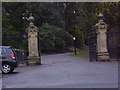 Entrance to Scott Park, Galashiels, Scottish Borders.