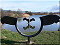 Cormorant sculpture, Brickfields Pond