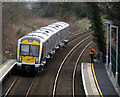 Train departing, Finaghy station Belfast [2]