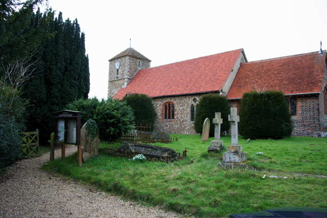 Church and churchyard at Langley Green