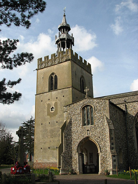 The church of All Saints - porch and tower
