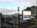 Information signs at Port Solent