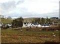 Houses and cows near Dunscore